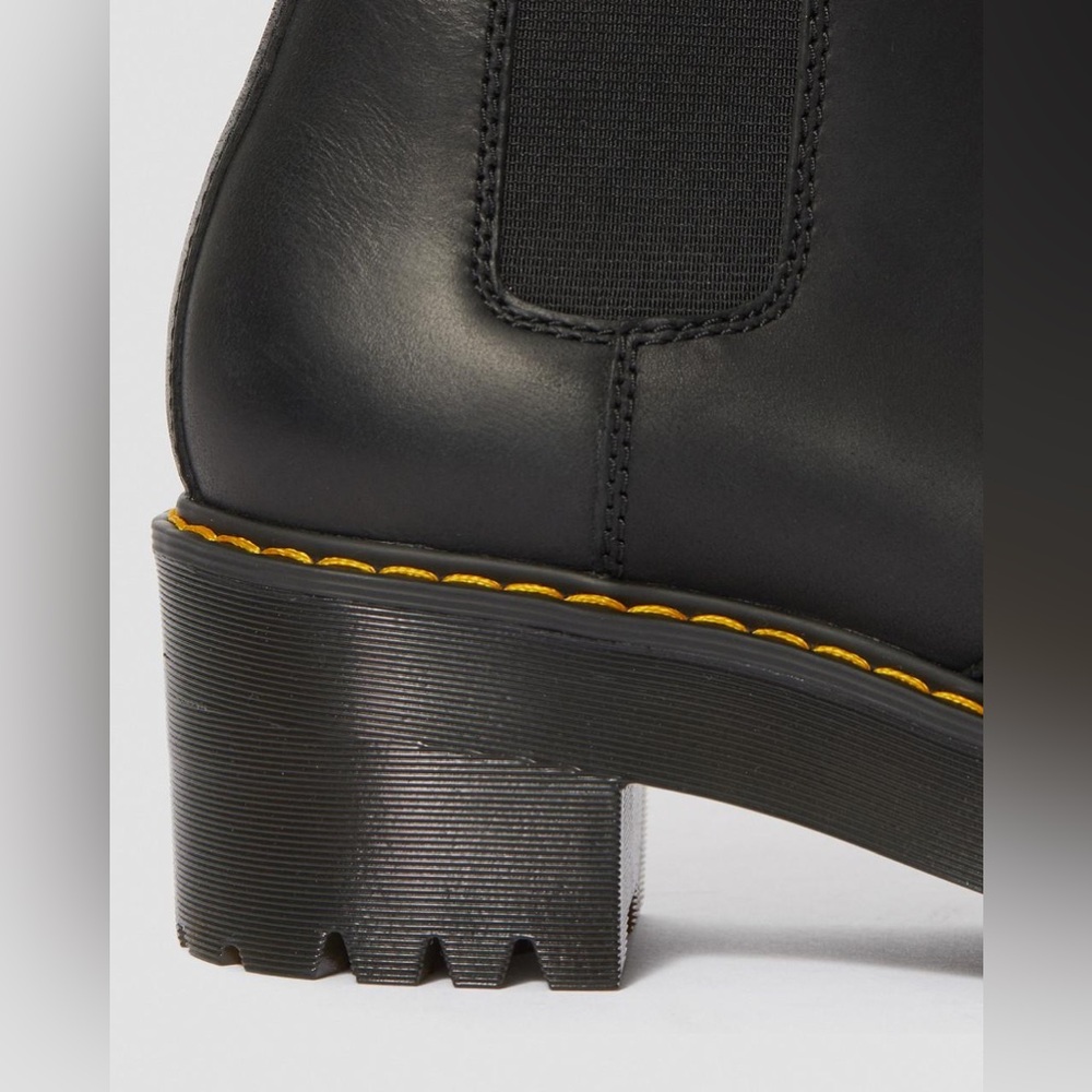 ROMETTY WYOMING LEATHER PLATFORM CHELSEA BOOTS - Picture 2 of 10